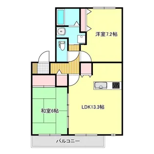 フォブールブリエ【3階】の間取り
