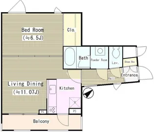 西馬込テラスコート【3階】の間取り