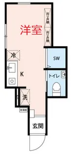 東京都品川区西大井4【アパート】の間取り