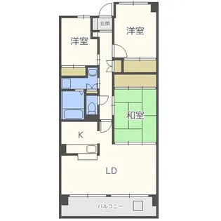 3LDKの間取り画像