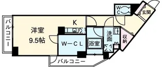 ラ・ボーン・ヴィ平井【5階】の間取り