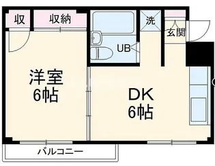 今成マンション【1階】の間取り