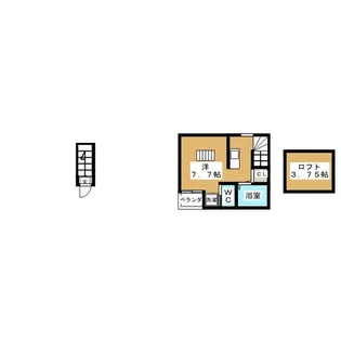 レスペデザ小岩【1階】の間取り