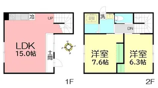 神奈川県藤沢市高倉【一戸建】の間取り