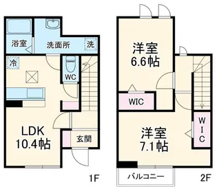 神奈川県横浜市都筑区荏田東4【一戸建】の間取り
