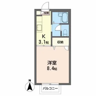 エコープラザIII【2階】の間取り