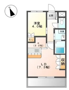 ラビエールA【3階】の間取り