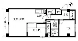 メゾン佐々木【5階】の間取り