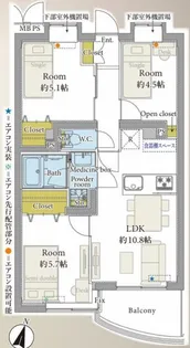 ロイヤルパレス大崎【3階】の間取り
