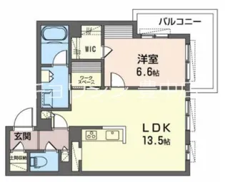 シャーメゾン アリスティオ【2階】の間取り