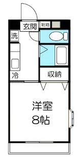 ストゥーディオ・MY【5階】の間取り