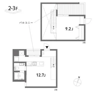 COLLAGE HOUSEの間取り
