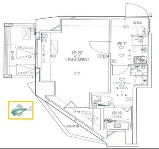 ガリシア王子神谷【2階】の間取り