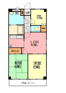 カサグランデ湘南【2階】の間取り