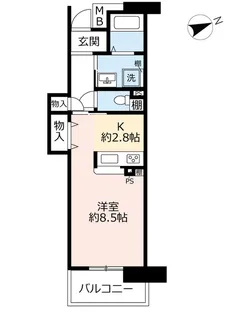 URアーバンラフレ鶴舞公園【11階】の間取り