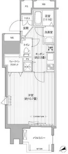アクシス池袋【7階】の間取り