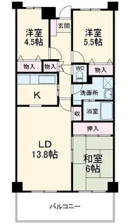 NRやまと【3階】の間取り