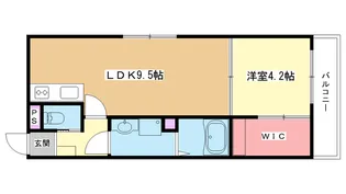 大阪府豊中市曽根西町3【アパート】の間取り