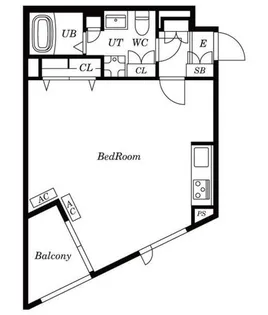 ランパール高輪【1階】の間取り