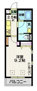 ハピネス山崎【3階】の間取り