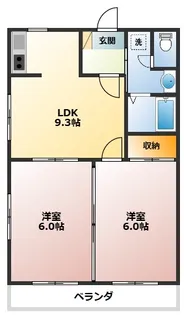 ノーザンライト【2階】の間取り