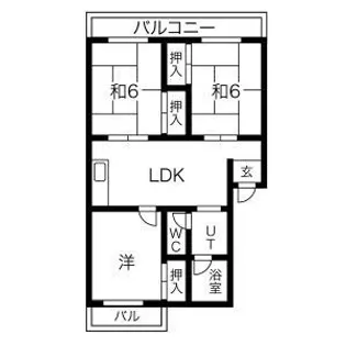 第3ヒロカネビル【5階】の間取り
