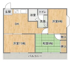 ニューL&Gマンション【1階】の間取り