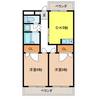 ジアスビル【5階】の間取り