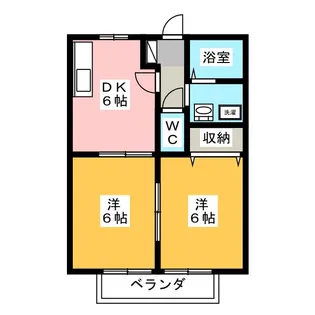 グレイスせせらぎ【1階】の間取り