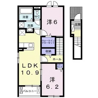 Clair Minami A【2階】の間取り
