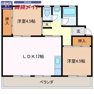 maisonCiero【3階】の間取り