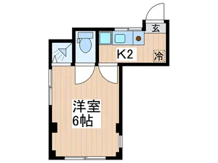 第2村上ビル【2階】の間取り