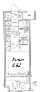 シーフォレシティ芝浦【11階】の間取り