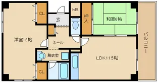 プライムヒル【1階】の間取り