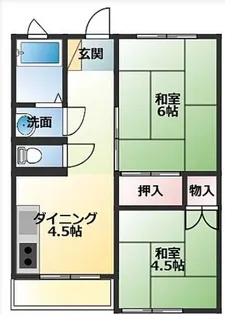 コーポオノ【2階】の間取り
