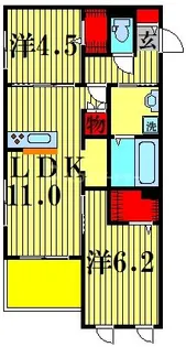 RARAMERIA【2階】の間取り