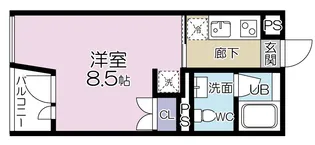 ベルエア練馬【2階】の間取り