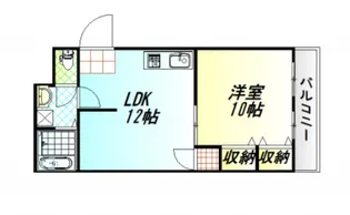 第二三田尾ビル(みたお)【4階】の間取り