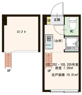 サヴォイ渋谷本町【1階】の間取り