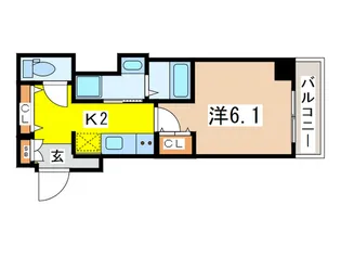リヴシティ錦糸町四番館【4階】の間取り