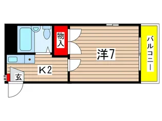マ・メゾン藤成【1階】の間取り