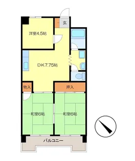 中央ビル【3階】の間取り
