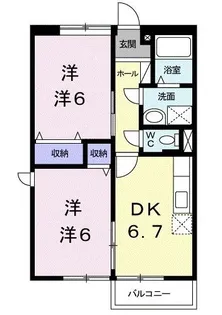 ネオレジデンス【2階】の間取り
