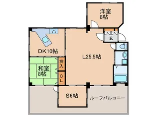 キャッスル小豆沢【2階】の間取り