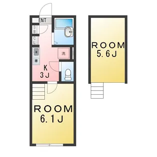 シェリシア横浜南【2階】の間取り