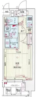 プレサンス久屋大通セントラルパーク【9階】の間取り