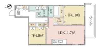 (シニア限定)ヘーベルヴィレッジ浦和本太【2階】の間取り
