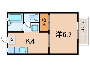 メゾン ドゥ フルール【1階】の間取り