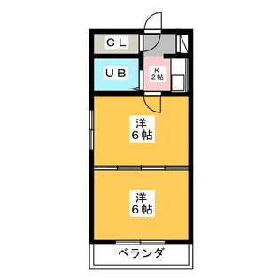 プリンセス今池【5階】の間取り