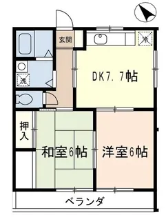 グリーンステージ【1階】の間取り
